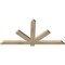 Ekena Millwork Kennewick Rough Sawn Timber Gable Bracket, Douglas Fir, 60"W x 30"H x 2"D x 4"F, 12/12 Pitch GBW060X30X0204KEN00RDF - alternate 2